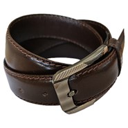 Dark Brown Elegant Leather Belt